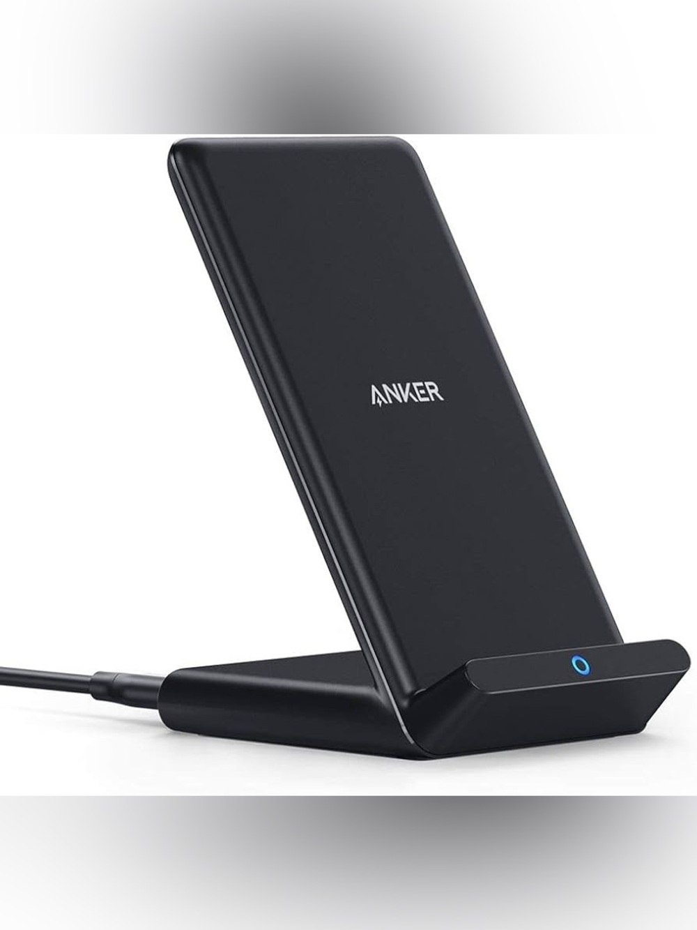 Anker White and Blue Charging Stand Packaging – PowerWave Stand